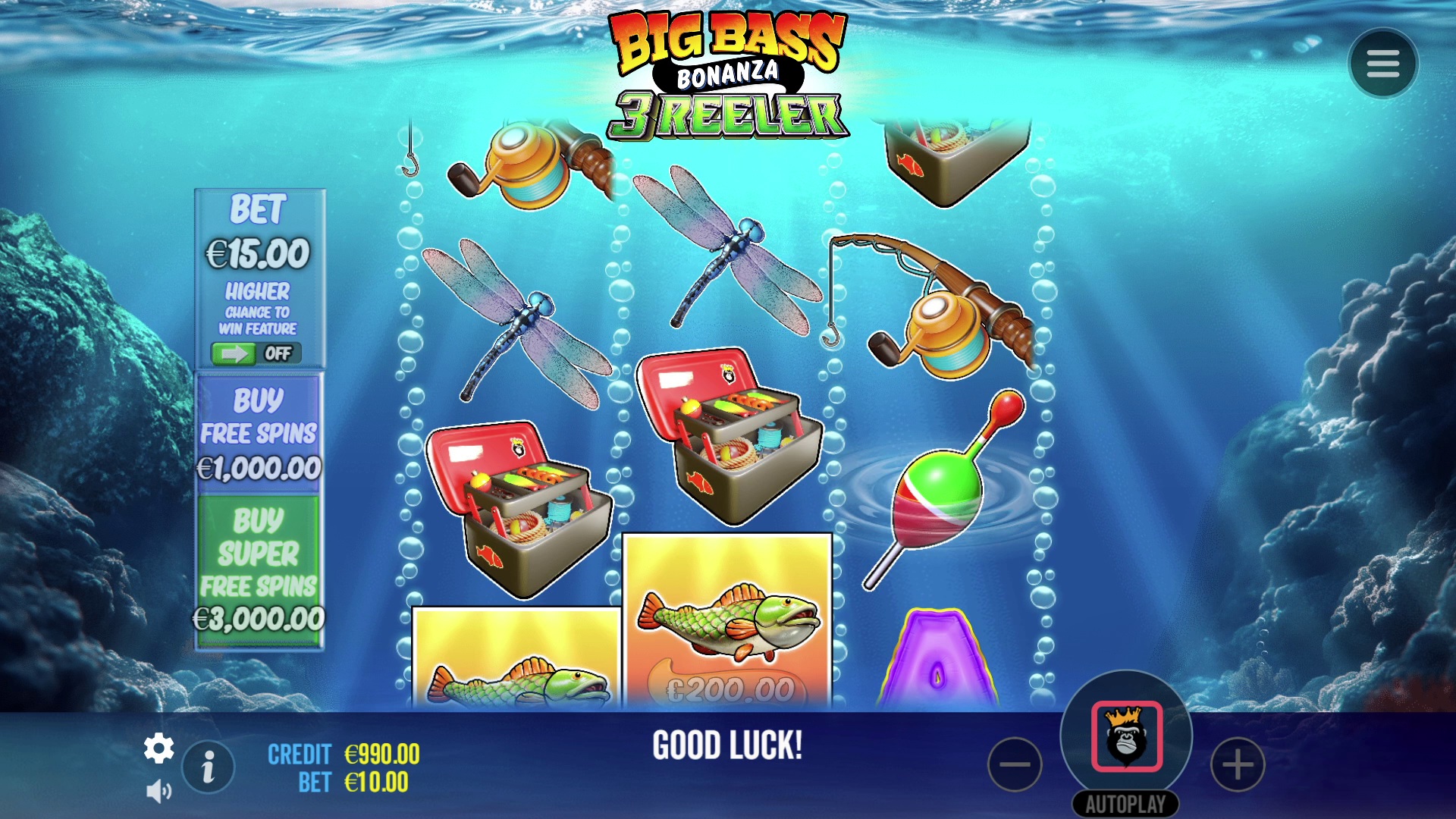 Big Bass Bonanza 3 Reeler - screenshot with slot description 2